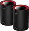 Cudy M3000 - Mesh-systeem - Wi-Fi 6 2402 Mbit/s - Zwart (2-pack)