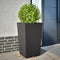 vidaXL - Plantenbak - 45x45x75 - cm - staal - zwart