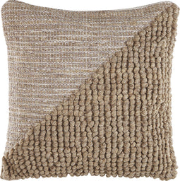 ASLANAPA - Sierkussen set van 2 - Lichtbeige - 45 x 45 cm - Katoen