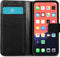 iMoshion Hoesje Geschikt voor iPhone 13 Pro Max Hoesje Met Pasjeshouder - iMoshion Luxe Canvas Bookcase - Zwart