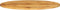 vidaXL - Tafelblad - ovaal - 120x60x2,5 - cm - massief - mangohout