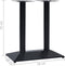 vidaXL Bistrotafelpoot 70x40x72 cm gietijzer zwart