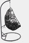 Flower hangstoel zwart