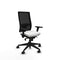 Piqueras y Crespo 3D066N0 - Bureaustoel - Verstelbare hoogte met armleuning en hoofdsteun - Wit