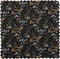 BePureHome Vogue Kussen Flower - Velvet - Zwart - 40x60