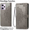 iMoshion Hoesje Geschikt voor Xiaomi Redmi Note 12 Pro Hoesje Met Pasjeshouder - iMoshion Mandala Bookcase - Grijs