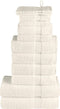 vidaXL - 12-delige - Handdoekenset - SOLUND - 600 - g/m² - crèmekleurig
