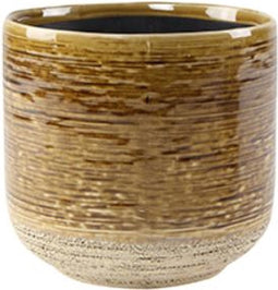 Ter Steege Bloempot Geel D 18 cm H 17 cm