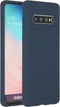 Accezz Samsung Galaxy S10 - Liquid Silicone Backcover - Schokabsorberend - Donkerblauw