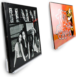 Vinyl lp platen display - fotoplankje - wandplank - fotolijstplank - doorzichtig acryl