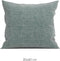 Zohome Kussensloop Lino - Kussenhoes van 80x80 cm - 1 stuk - 100% Katoen - Groen