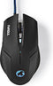 Gaming Muis - Bedraad - 800 / 1200 / 1600 dpi - Instelbare DPI - Aantal knoppen: 6 - Rechtshandig - 1.50 m - LED
