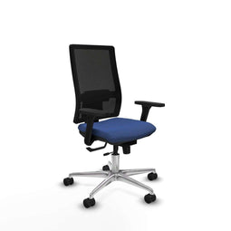 Piqueras y Crespo 3D086N0 - Bureaustoel - Verstelbare hoogte met armleuning - Marineblauw