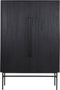 Light & Living - Kast ABAGE - 120x40x180cm - Zwart