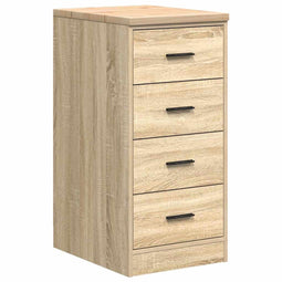 vidaXL - Garagekast - 40x51x85 - cm - massief - grenenhout - sonoma - eikenkleurig