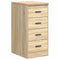 vidaXL - Garagekast - 40x51x85 - cm - massief - grenenhout - sonoma - eikenkleurig