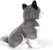 Trudi Knuffel Hond Huskey 35 Cm Grijs/wit
