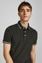 JACK & JONES JJEPAULOS - Poloshirt korte mouw - 2-pack donkerblauw en donkergroen