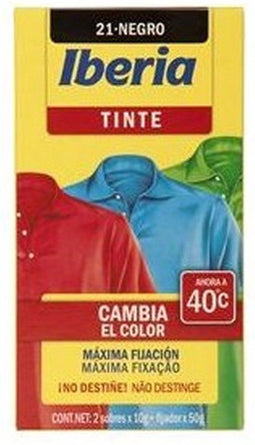Clothes Dye Tintes Iberia Black 70 g