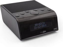 Caliber HCG011DAB - Wekkerradio - FM Radio DAB+ - Dubbel alarm - Snooze functie - Kleur Zwart
