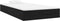 vidaXL - Bedframe - massief - hout - zwart - 90x200 - cm