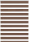 vidaXL - Zebra - rolgordijn - 115x100 - cm - stofbreedte - 110,9cm - polyester - bruin