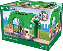 BRIO Centraal treinstation - 33649 - 2 sporen - Groen