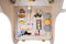 Jack & Jacky - Houten Loopwagen - Educatieve Activiteiten - Multi