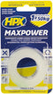 Max Power Transparent bevestigingstape - dubbelzijdig - sterke acrylaatkleeflaag - 19mm x 16,5m
