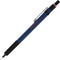 rOtring 500 vulpotlood | 0,5 mm HB-stift | Blauwe zeshoekige kunststof behuizing en antislip getex