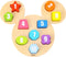 Tooky Toy Mickey Mouse Houten Getallenpuzzel 24 Maanden - Educatief Speelgoed - 11-delig