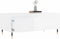 vidaXL - Salontafel - 90x50x36,5 - cm - bewerkt - hout - hoogglans - wit