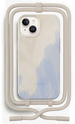 Apple iPhone 15 Pro Max - 2in1 Crossbody Cover - Composteerbaar - Blauw