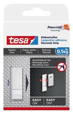 Tesa - Kleefstrips behang en pleisterwerk 0.5kg wit