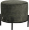 LABEL51 Troy Poef - Groen - Velours - L