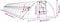 vidaXL - Tuinkas - met - stalen - frame - 64 - m² - 16x4x2 - m - wit