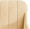 vidaXL Fauteuil 63x76x80 cm fluweel crèmekleurig