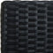 vidaXL - Tuinstoel - met - kussen - poly - rattan - zwart