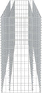 vidaXL - Gabion - plantenbak - verhoogd - 360x50x100 - cm - gegalvaniseerd - staal