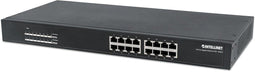 Intellinet 560993 - Unmanaged L2 Gigabit Ethernet Switch - 16 PoE poorten - Zwart