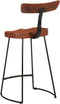 vidaXL - Barkrukken - 2 - st - 49x43x88 - cm - massief - mangohout