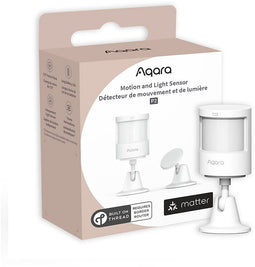Aqara P2 - Bewegings- en Lichtsensor - IR - Thread - Matter ondersteuning - Hoogte 41,6mm - Breedte 33,1mm - Diepte 33,1mm