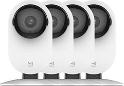 Xiaomi Yi Home Camera 1080P - 24/7 Full HD opname - Nachtzicht - Wit (4 stuks)