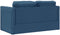 vidaXL - Slaapbank - vloermodel - 2-in-1 - 112x174x55 - cm - stof - blauw
