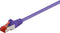 Nedis CAT6-kabel - RJ45 Male - RJ45 Male - S/FTP - 0.50 m - Rond - LSZH - Violet - Envelop