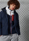 Superdry Evolution Puffer - Heren Jas - Regular fit met fleece - Navy