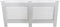 Radiatorombouw - verwarmingsombouw - radiatoromkasting - 172 cm x 82 cm - wit