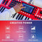 Akai Professional MPC Key 37 - Standalone Productie Synthesizer - Wi-Fi Bluetooth Touchscreen - Rood wit