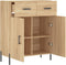 vidaXL - Dressoir - 69,5x34x90 - cm - bewerkt - hout - sonoma - eikenkleurig