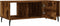 vidaXL - Salontafel - 102x50x40 - cm - bewerkt - hout - gerookt - eikenkleurig